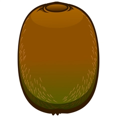 Kiwi Classroom Fruit Transparent Sticker